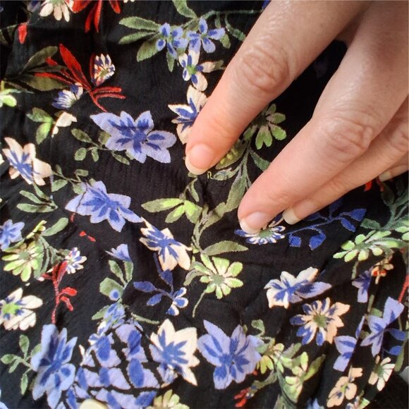 La Cera nwt shirt womens size 3x floral tunic rayon *small flaw - Picture 6 of 6